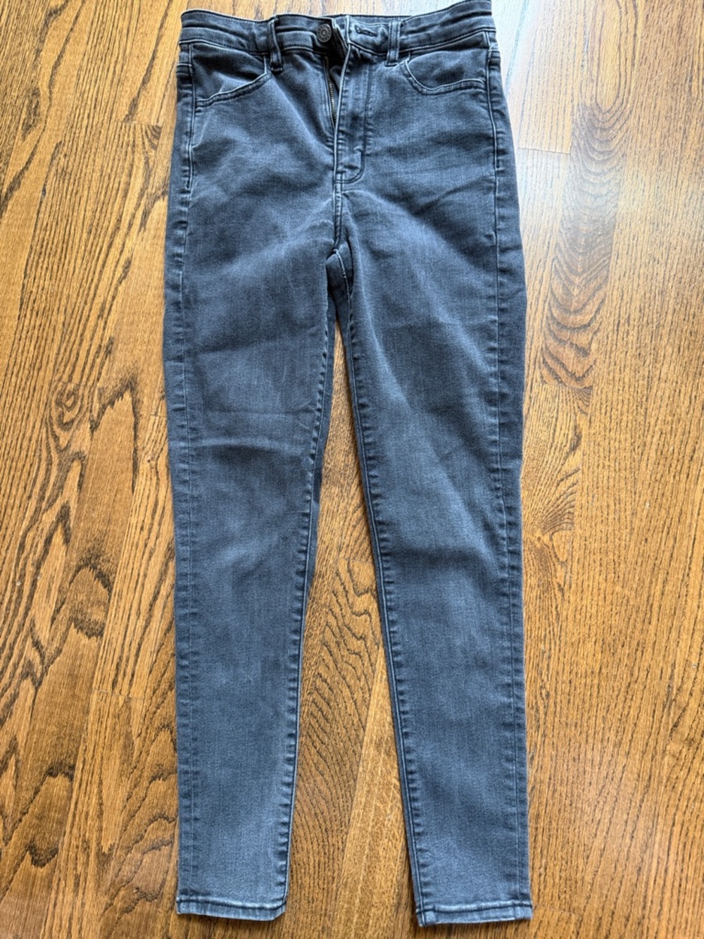 American Eagle Outfitters Women's Skinny Jeans - Charcoal Gray